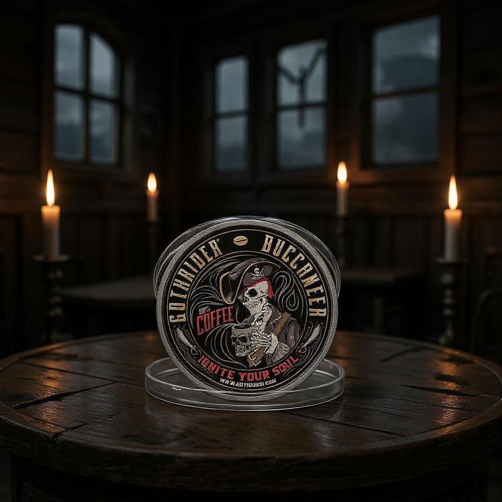 Buccaneer Coffee Challenge Coin Limited Edition - GothRider Brand