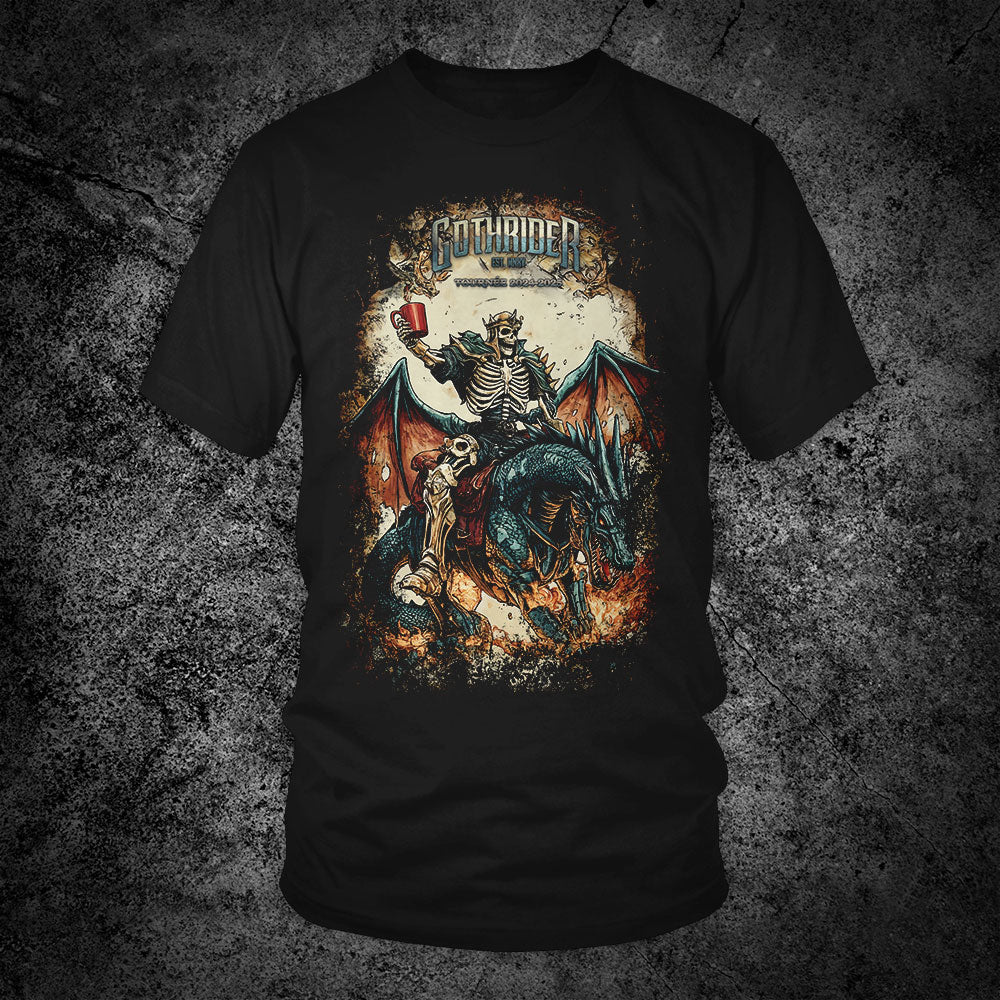 GothRider 2024 - 2025 Quebec Tasting Tour Unisex T-Shirt - GothRider Brand