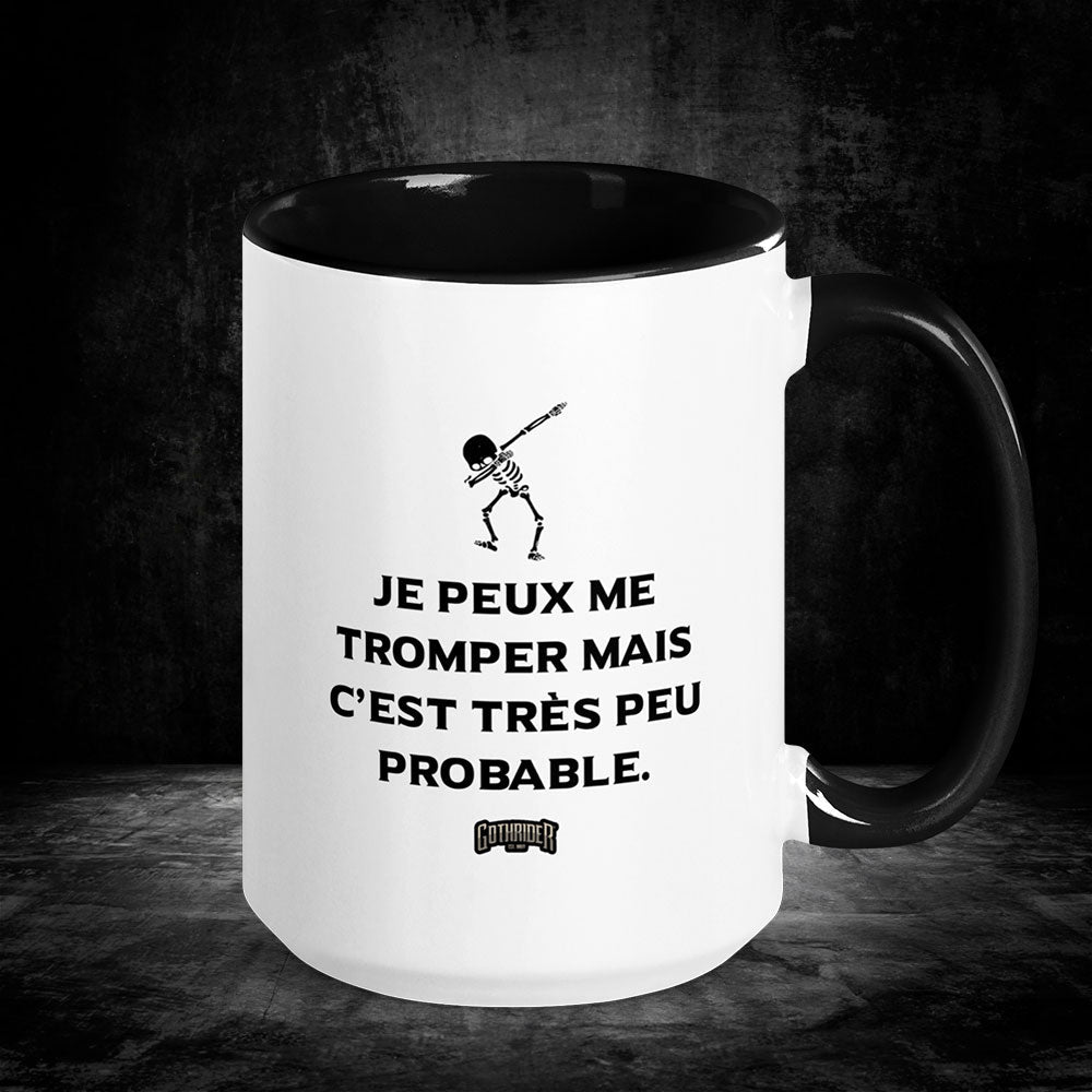 Tasse De Voyage Isolante 16 Oz MIP - Motif Drôle "Tu Ne M'essayeras Pas" - Neuve En Emballage D'origine