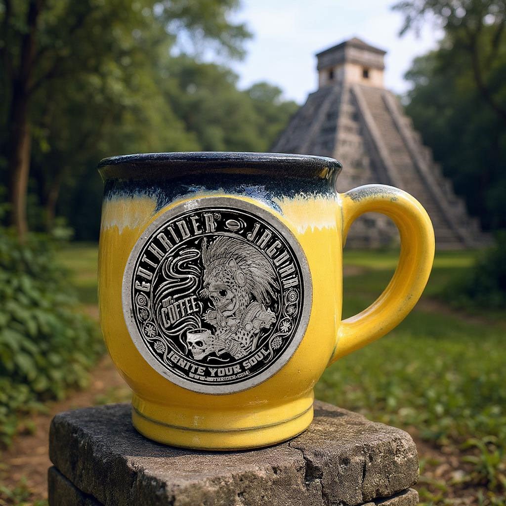 Jaguar Limited Edition Deneen Pottery Mug - GothRider Brand