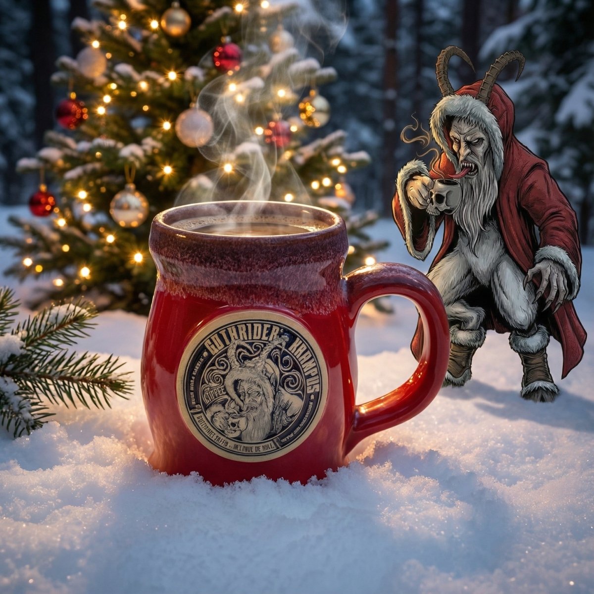 Krampus Coffee 2025 Limited Edition Deneen Pottery Mug