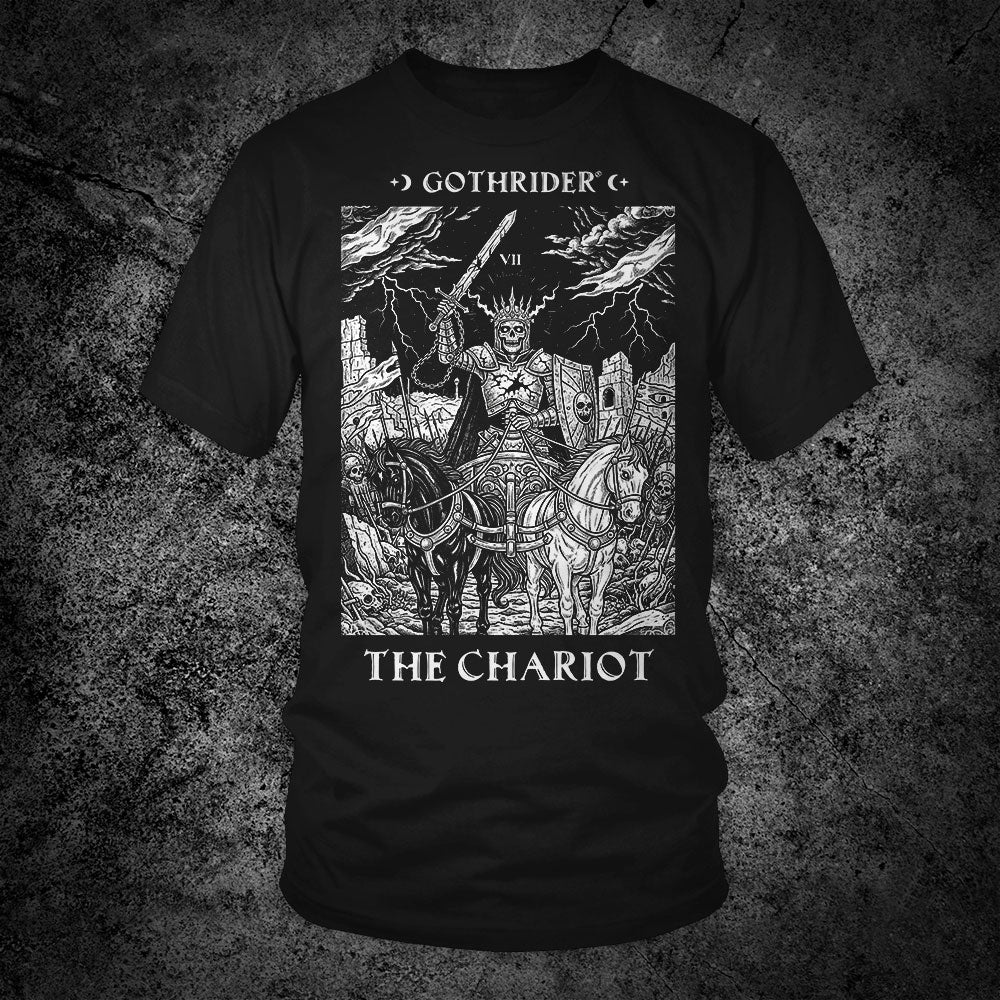The Chariot Tarot Unisex T-Shirt - GothRider Brand