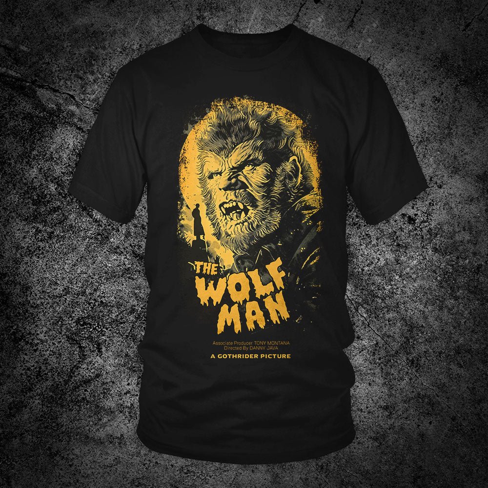 The Wolf Man Movie Unisex T-Shirt - GothRider Brand