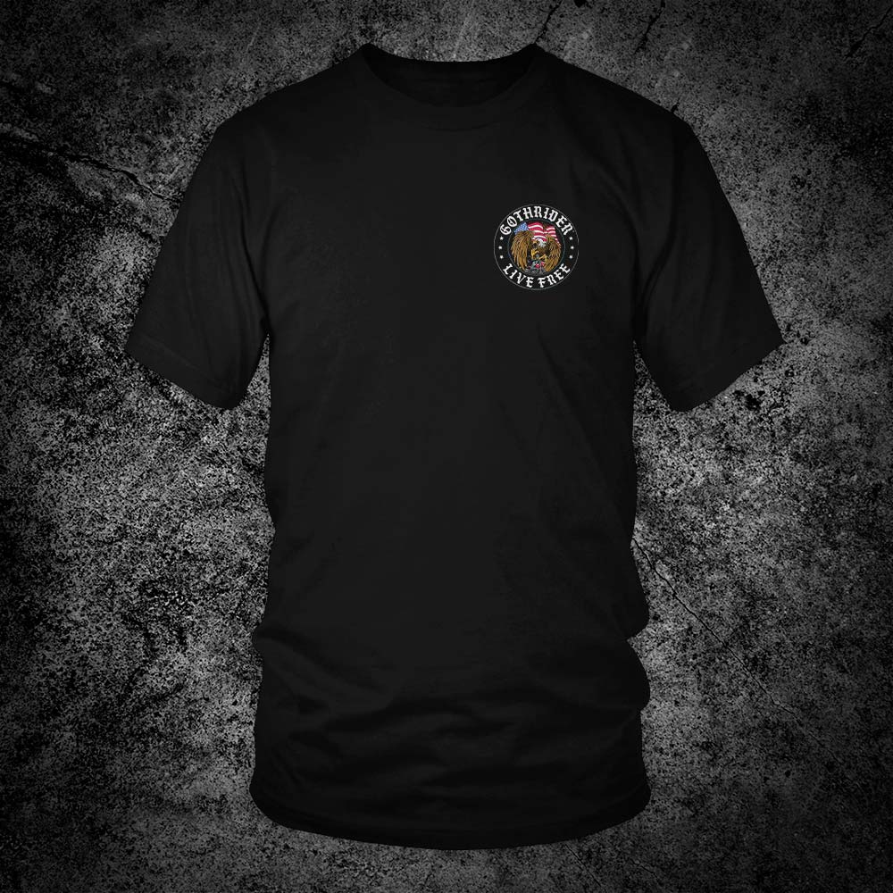 GothRider Liberty Unisex T-Shirt - GothRider Brand