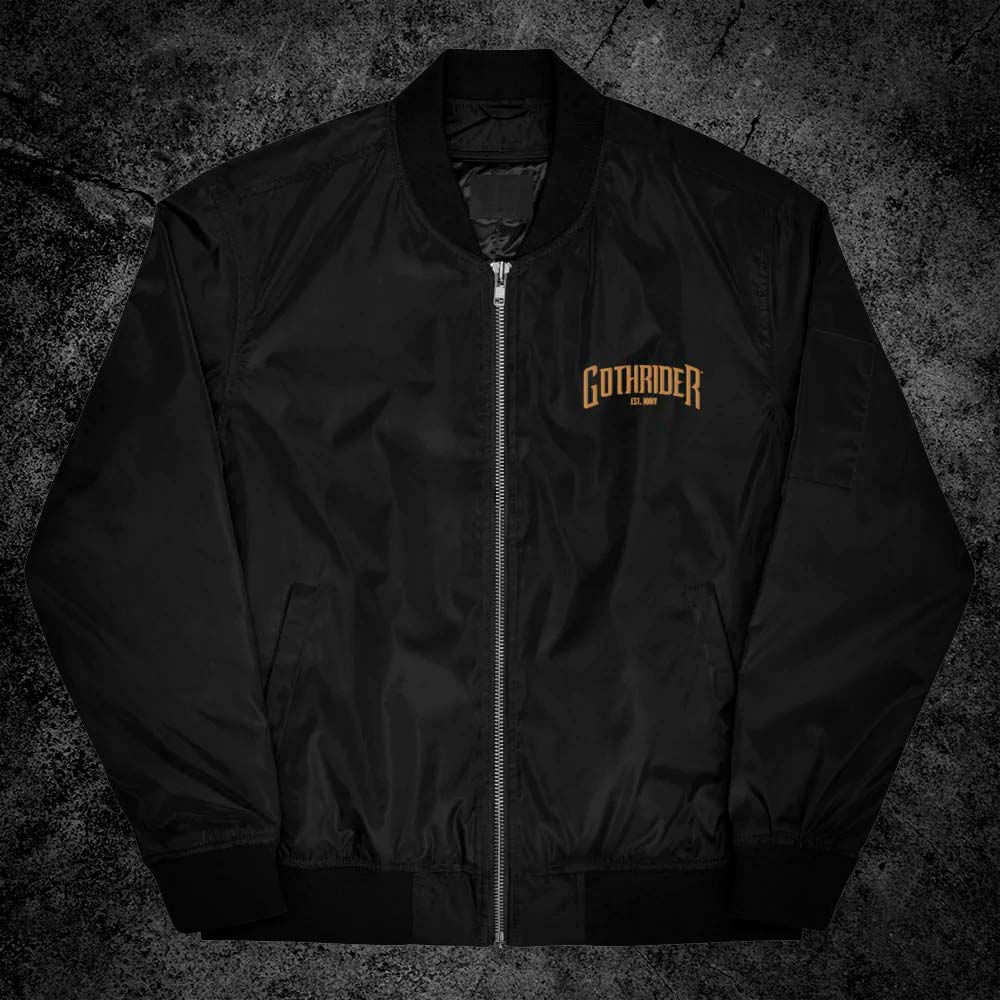 GothRider Premium Bomber Jacket - GothRider Brand