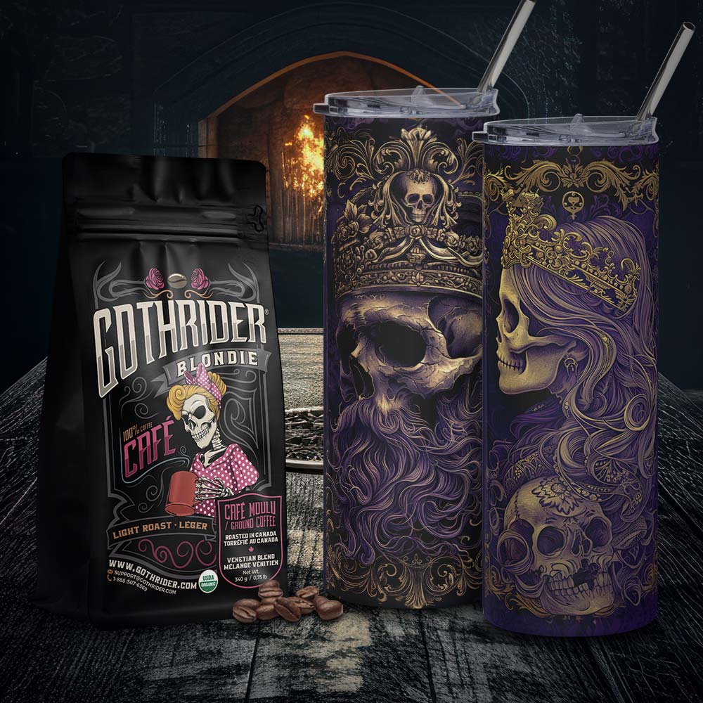King & Queen's Love Coffee Kit - GothRider Brand