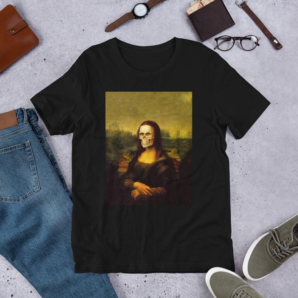 Mona Lisa Unisex T-Shirt - GothRider Brand