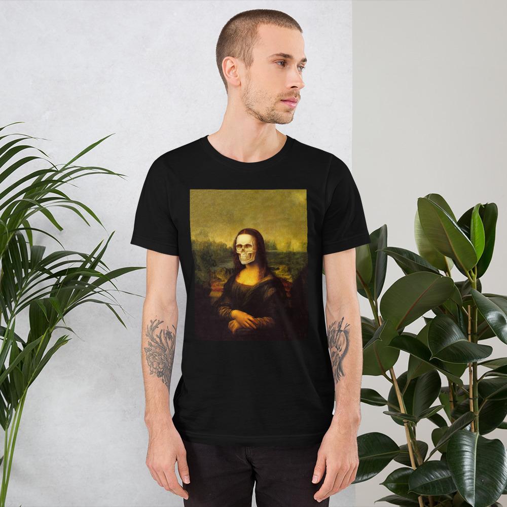 Mona Lisa Unisex T-Shirt - GothRider Brand