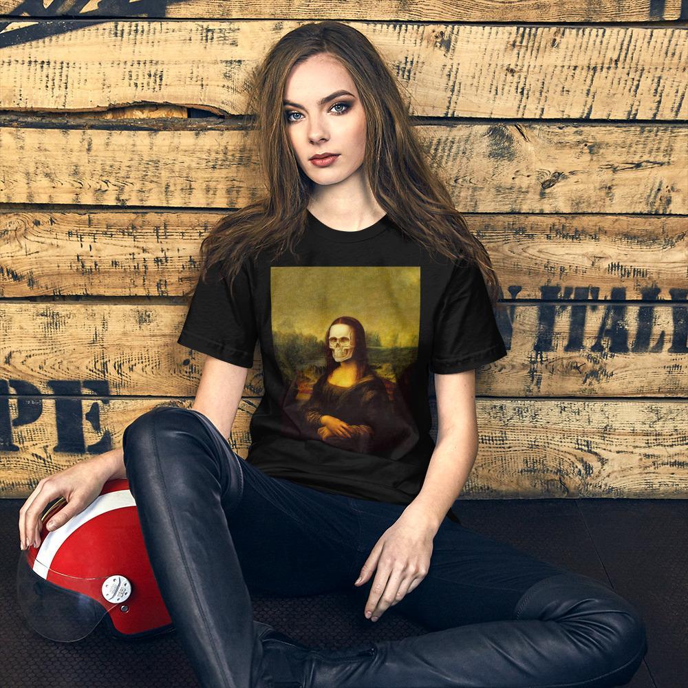Mona Lisa Unisex T-Shirt - GothRider Brand