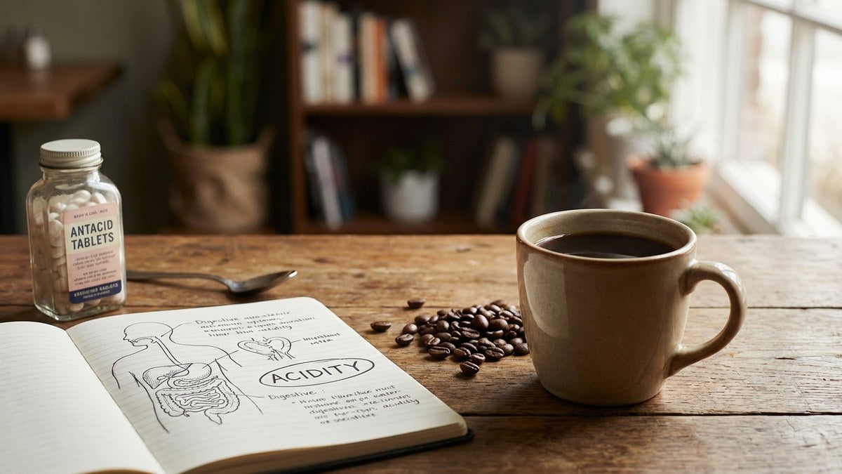 Slow Roasted Coffee Heartburn: The Science