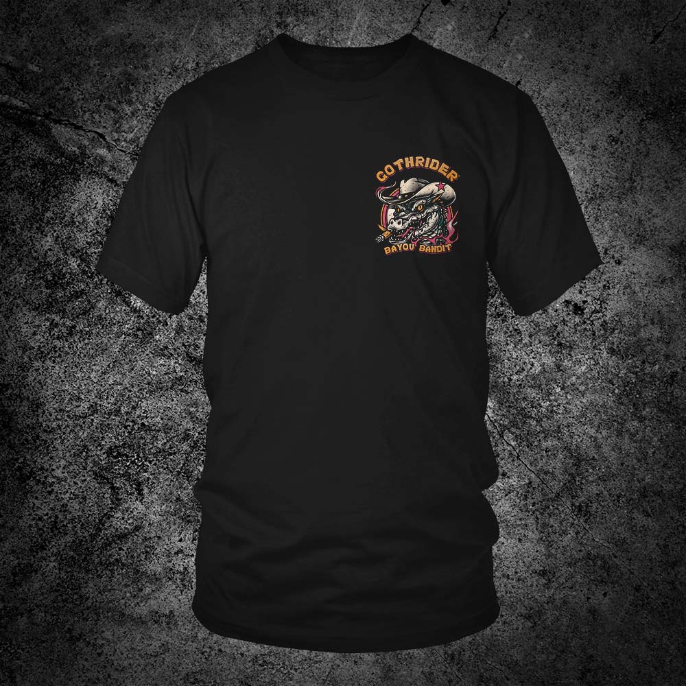 Bayou Bandit Unisex T-Shirt - GothRider Brand