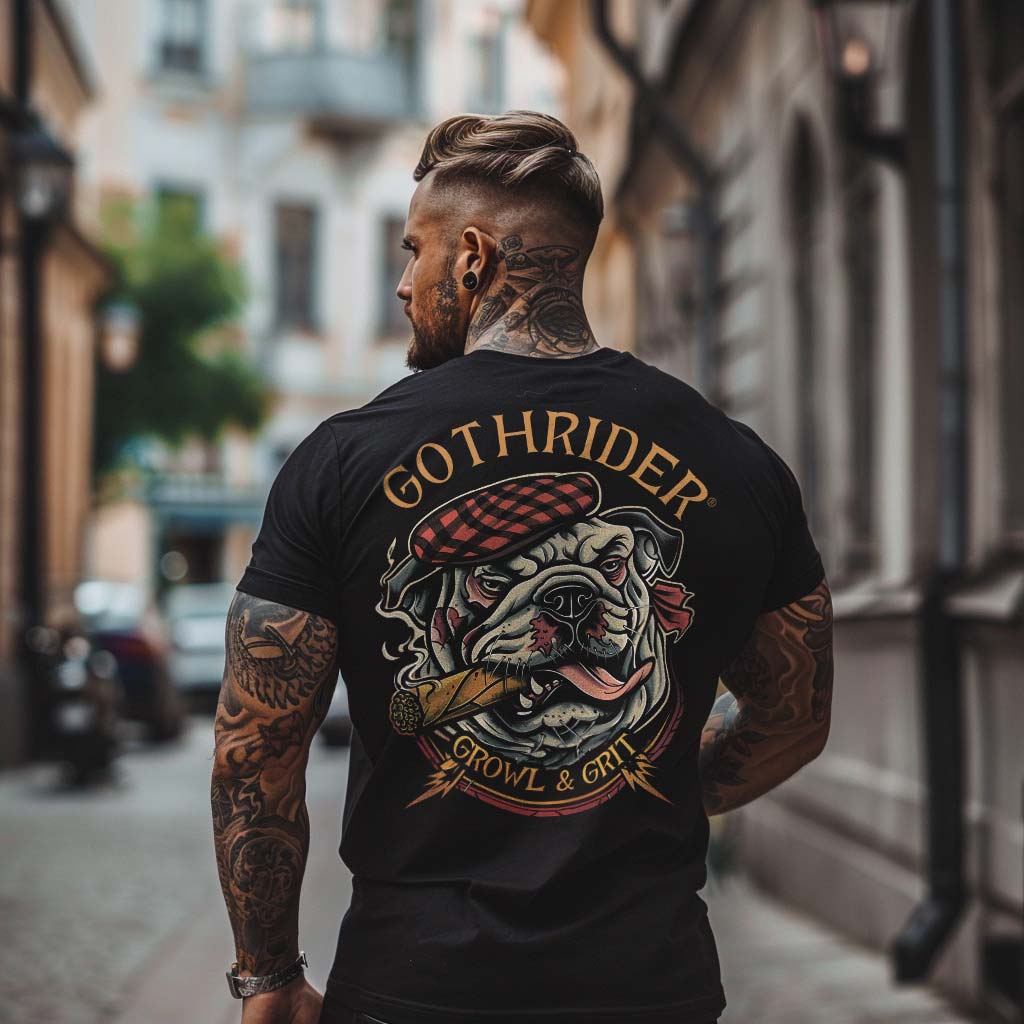 Growl & Grit Unisex T-Shirt - GothRider Brand