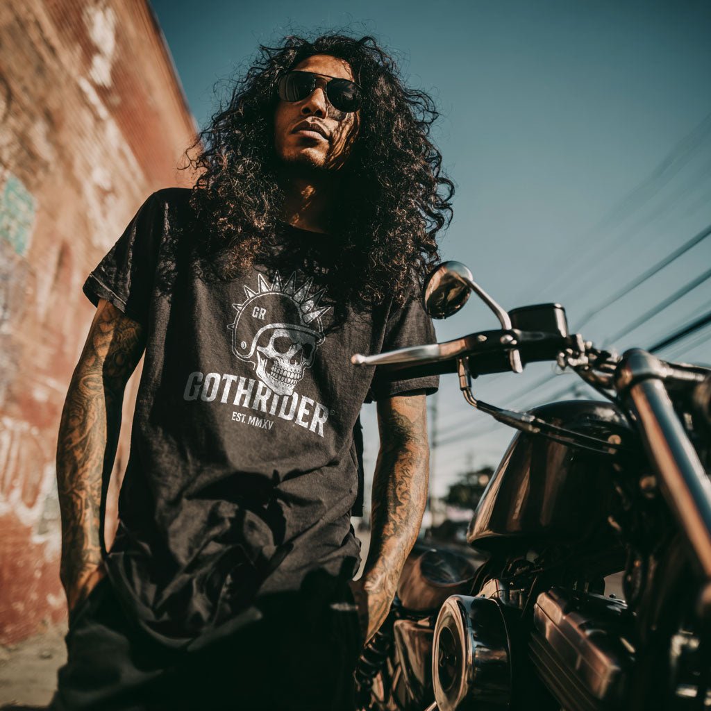 Iron Spikes Unisex T-Shirt - GothRider Brand