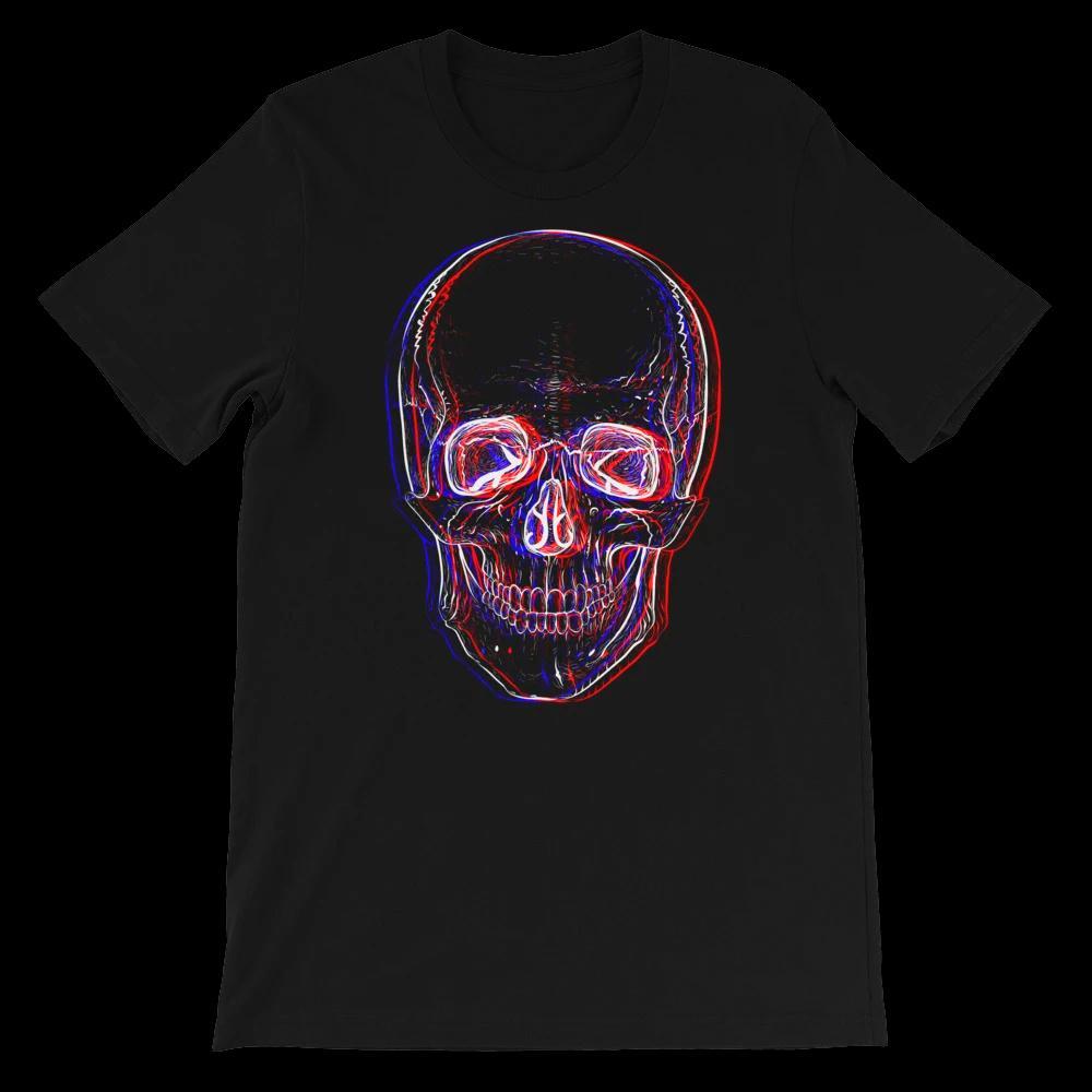 3D Skull Unisex T-Shirt - GothRider Brand