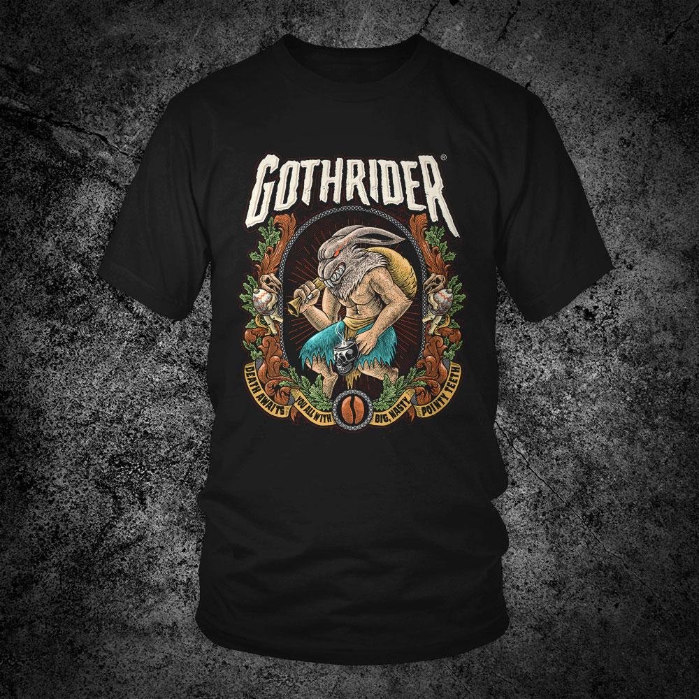 Beaster Bunny Unisex T-Shirt - GothRider Brand