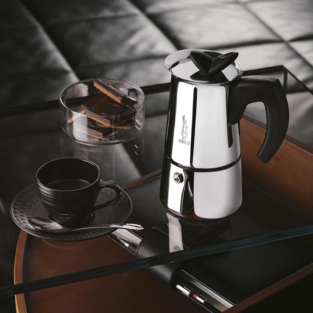 Bialetti Musa Induction Moka Pot - GothRider Brand