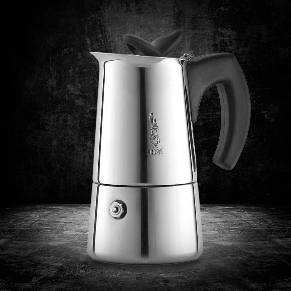 Bialetti Musa Induction Moka Pot - GothRider Brand