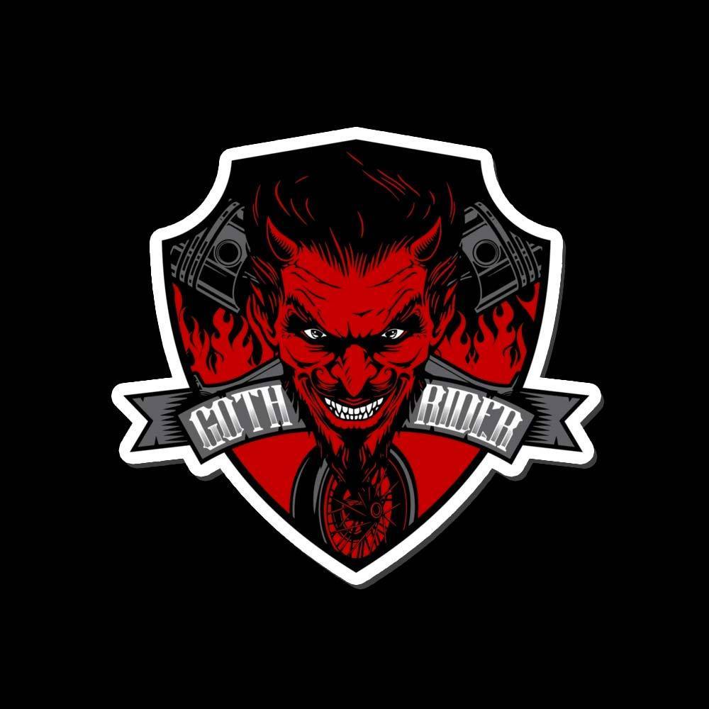 Devil Sticker - GothRider Brand