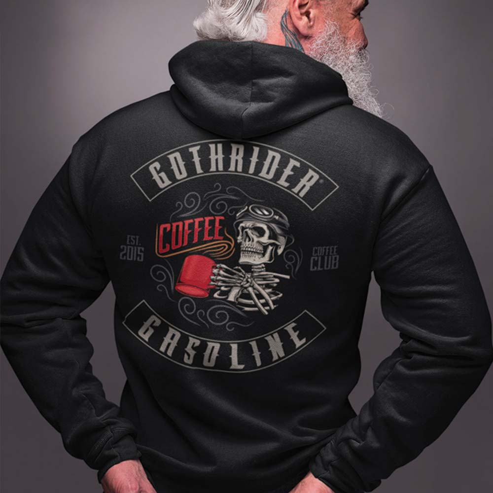 Gasoline Unisex Zip-Up Hoodie - GothRider Brand