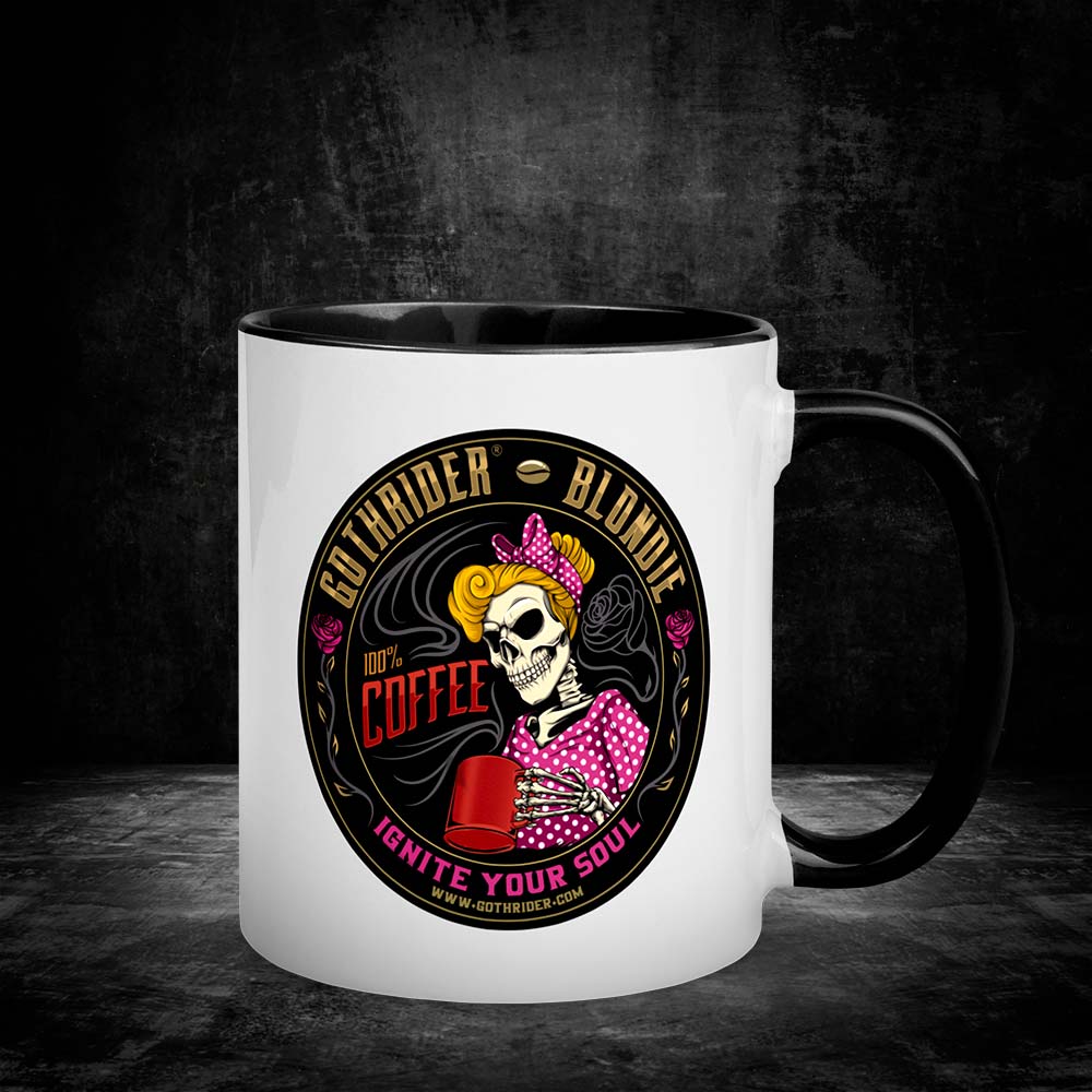 GothRider Blondie Coffee Mug - GothRider Brand