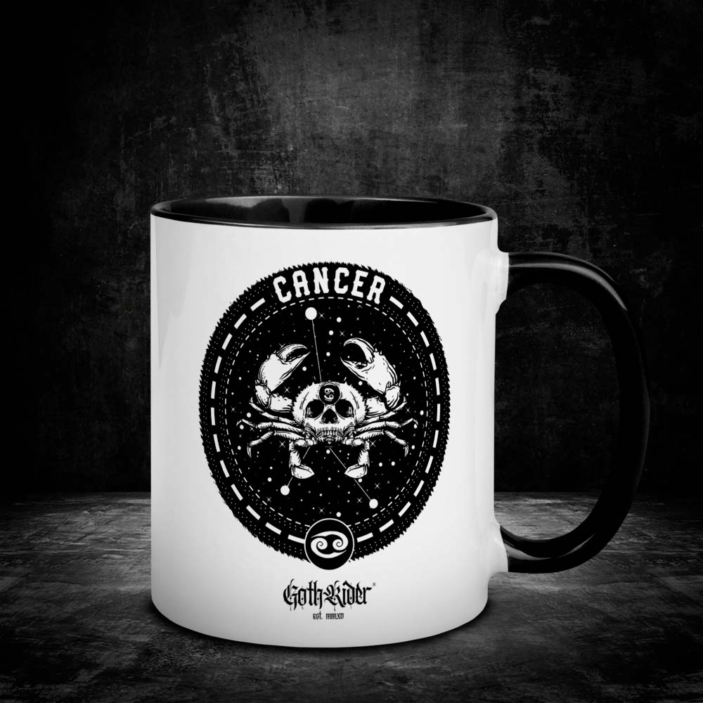 GothRider Cancer Zodiac Mug - GothRider Brand