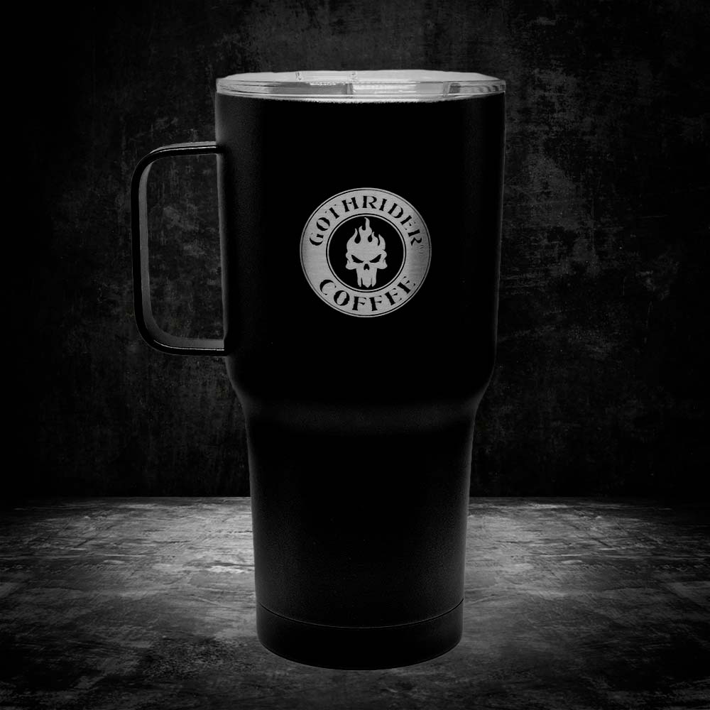 GothRider Coffee Laser Etched Tumbler - GothRider Brand