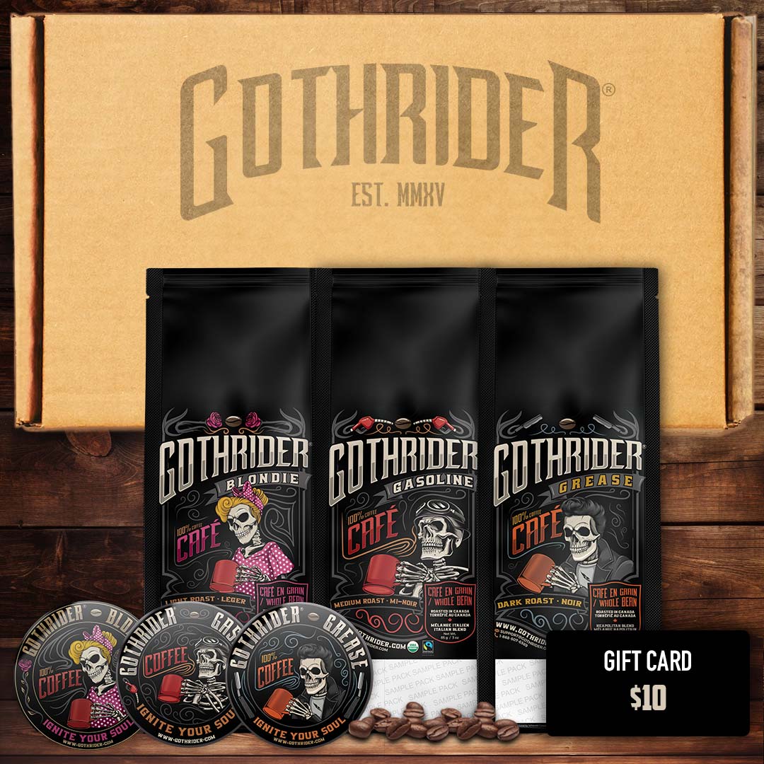 GothRider Coffee Tasting Kit - GothRider Brand