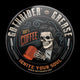 GothRider Grease Coffee Round Bumper Sticker