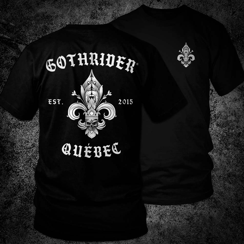 GothRider Quebec Unisex T-Shirt - GothRider Brand