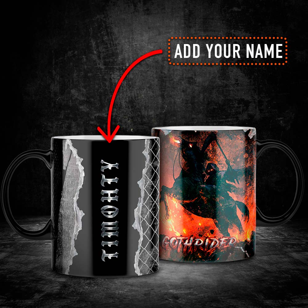 GothRider Reaper Mug - Personalized - GothRider Brand