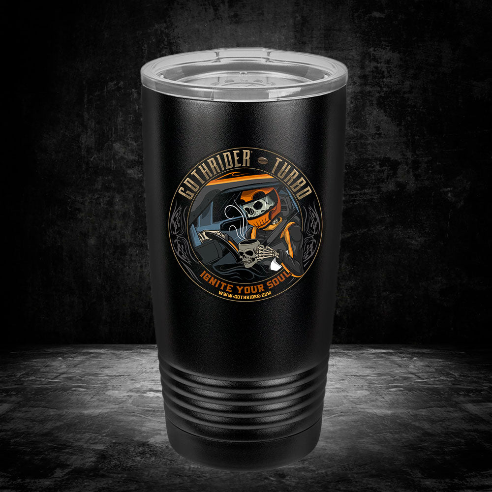 GothRider Turbo Coffee UV 20 OZ Tumbler - GothRider Brand