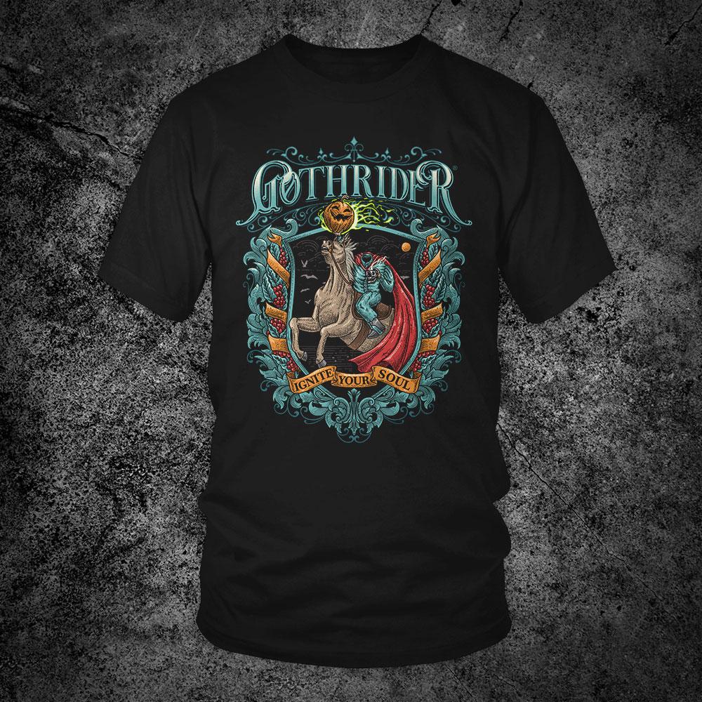 Headless Horseman Unisex T-Shirt - GothRider Brand