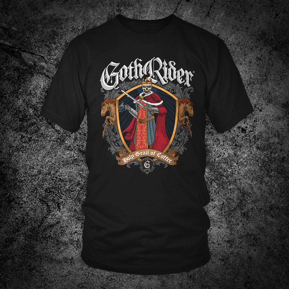 Holy Grail Of Coffee Unisex T-Shirt - GothRider Brand