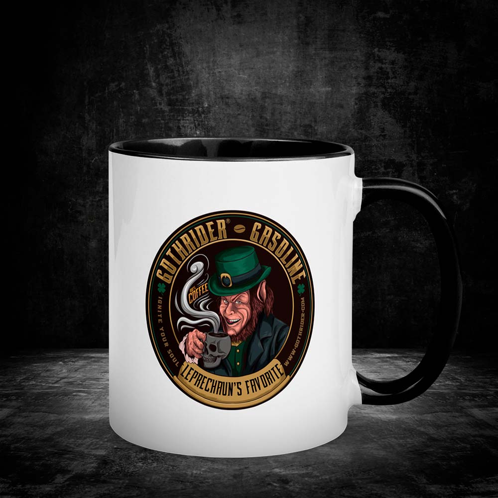 Leprechaun Coffee Mug - GothRider Brand