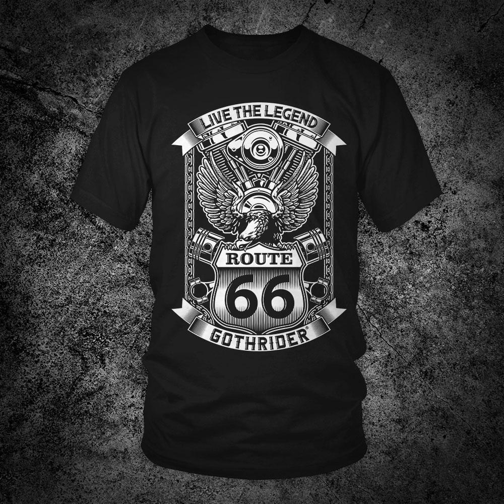 Live The Legend Unisex T-Shirt - GothRider Brand