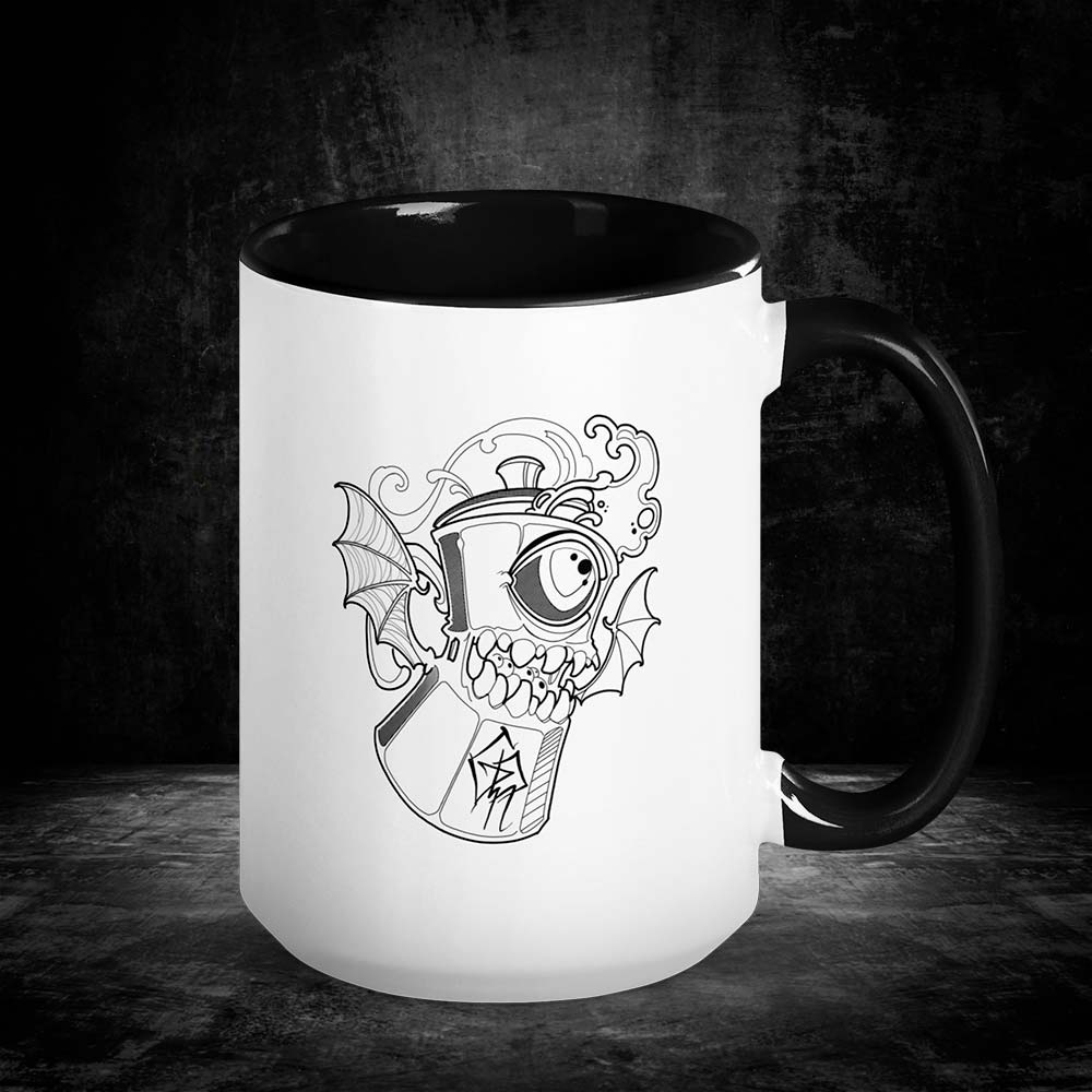 PercolaKiller By Alex Dupuis Tattoo Artist Mug - GothRider Brand