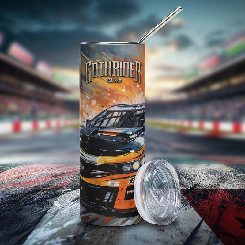 Pit-Stop Skinny Tumbler