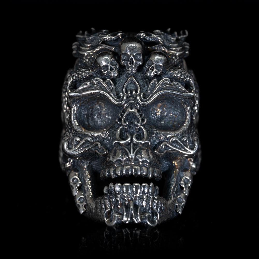 Ryu Skull Ring - GothRider Brand