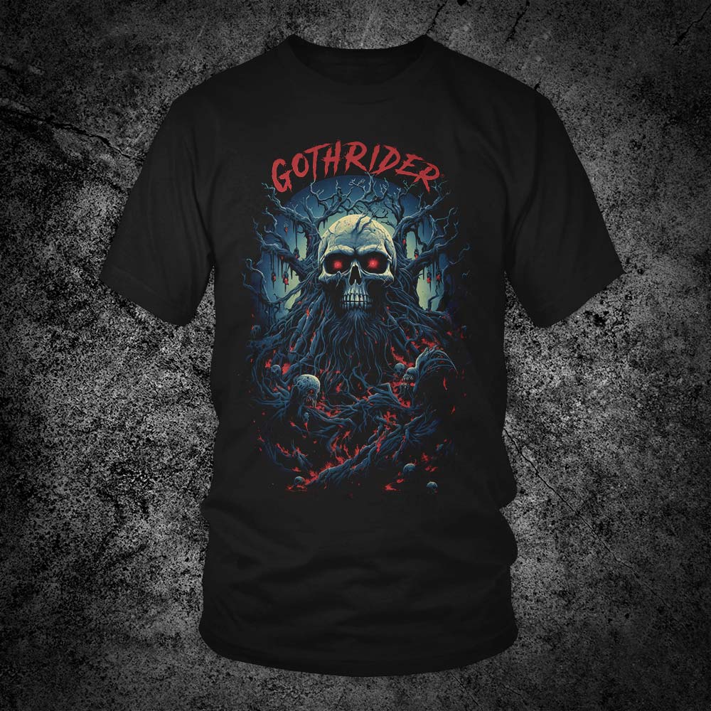 Skull Elysium Unisex T-Shirt - GothRider Brand