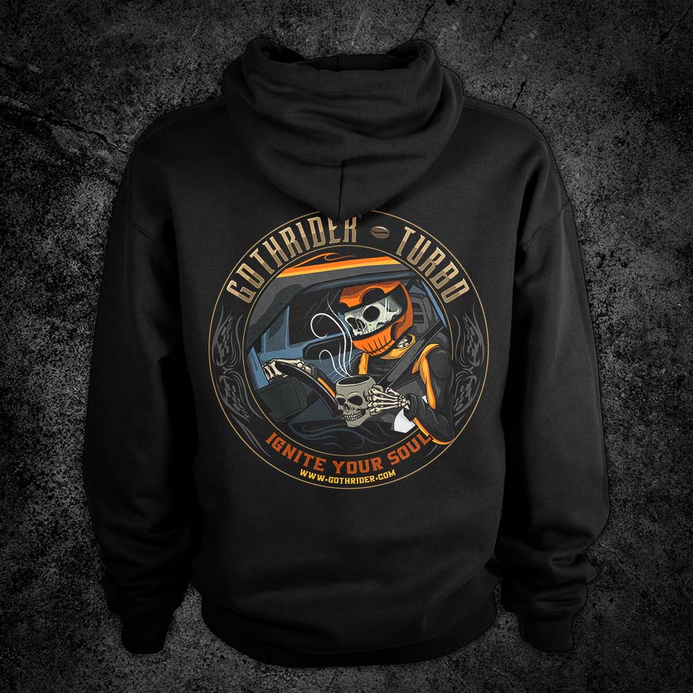 Turbo Coffee Hoodie - GothRider Brand