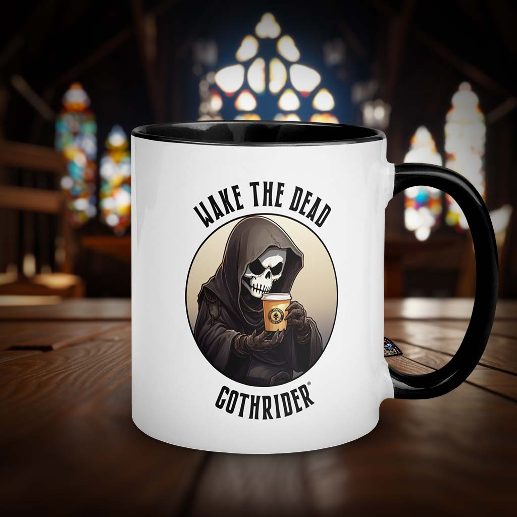 Wake The Dead Mug - GothRider Brand